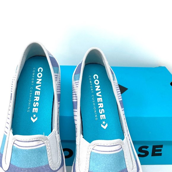 Converse Rio Slip On Blue Canvas Women’s 564330F - Picture 5 of 10